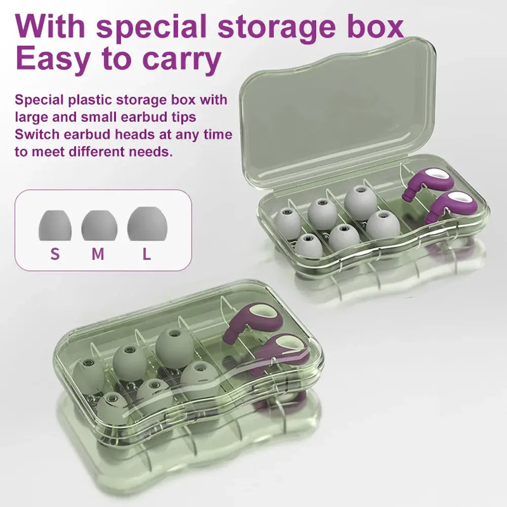 1 Set Ear Plugs for Sleeping WEM Support (www.WEM.support)