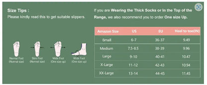 Men's Slip-on Soft-top Comfortable Indoor Non-slip Slippers WEM Support (www.WEM.support)