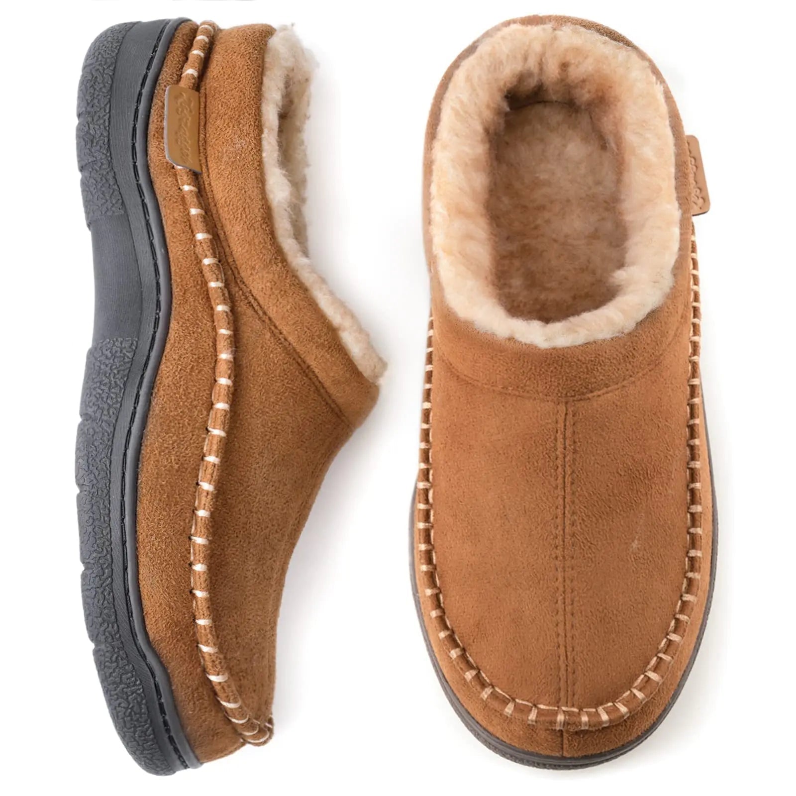 Men's Slip-on Soft-top Comfortable Indoor Non-slip Slippers WEM Support (www.WEM.support)