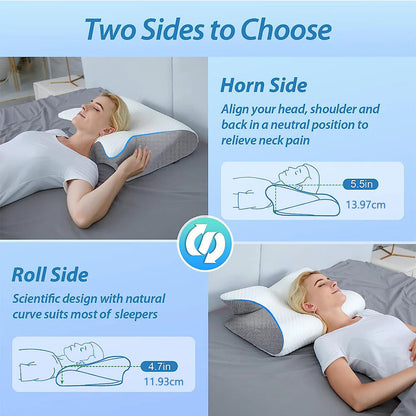 Cervical Support Memory Pillow WEM Support (www.WEM.support)