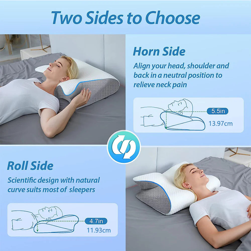 Cervical Support Memory Pillow WEM Support (www.WEM.support)