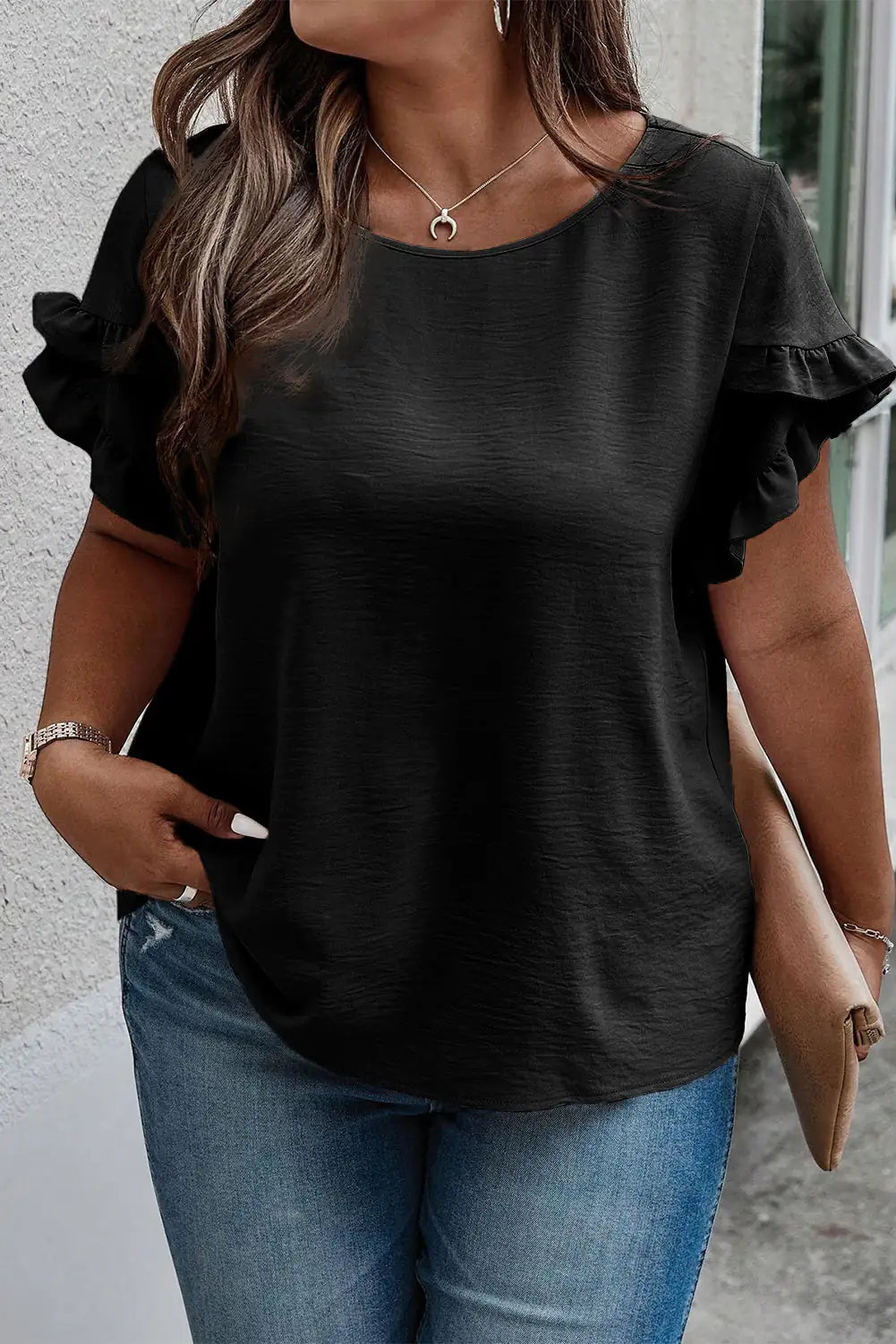 Plus Size Samantha Top- WEM Support (www.WEM.support)