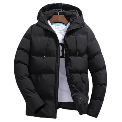 Men's Pure Cotton Hooded Padded Jacket WEM Support (www.WEM.support)