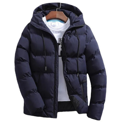 Men's Pure Cotton Hooded Padded Jacket WEM Support (www.WEM.support)