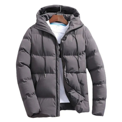 Men's Pure Cotton Hooded Padded Jacket WEM Support (www.WEM.support)