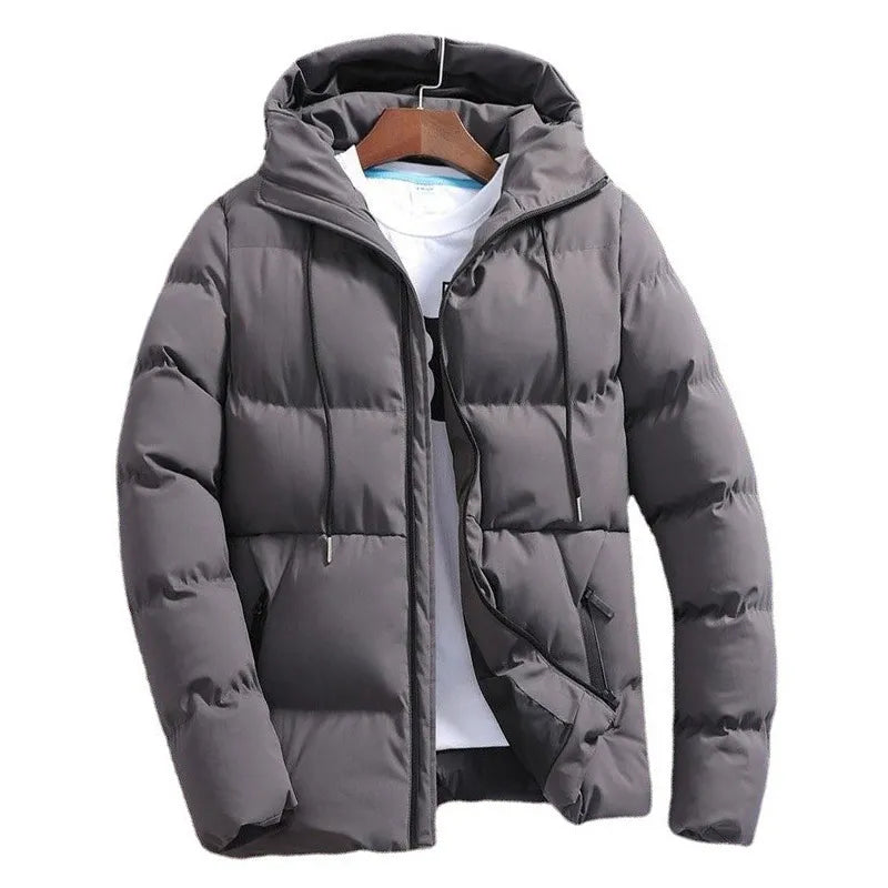 Men's Pure Cotton Hooded Padded Jacket WEM Support (www.WEM.support)