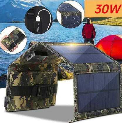 Foldable Solar Panel Charger WEM Support (www.WEM.support)