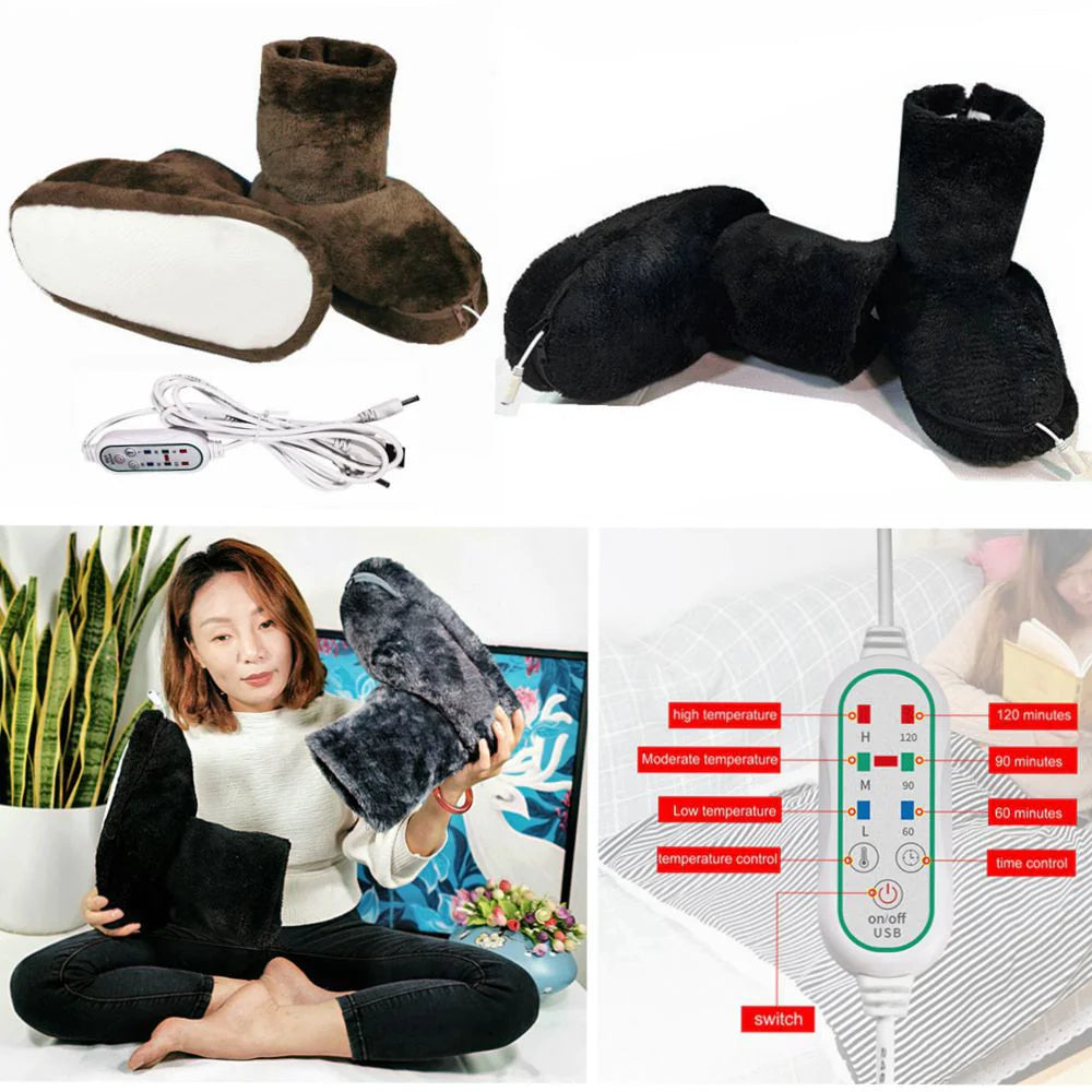 Detachable And Washable USB Heating Shoes WEM Support (www.WEM.support)