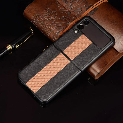 For Samsung Galaxy Z Flip 3 5G Slim Folding Leather Shockproof Phone Case Cover WEM Support (www.WEM.support)