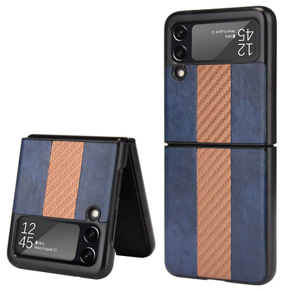 For Samsung Galaxy Z Flip 3 5G Slim Folding Leather Shockproof Phone Case Cover WEM Support (www.WEM.support)