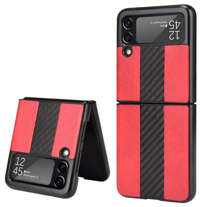 For Samsung Galaxy Z Flip 3 5G Slim Folding Leather Shockproof Phone Case Cover WEM Support (www.WEM.support)