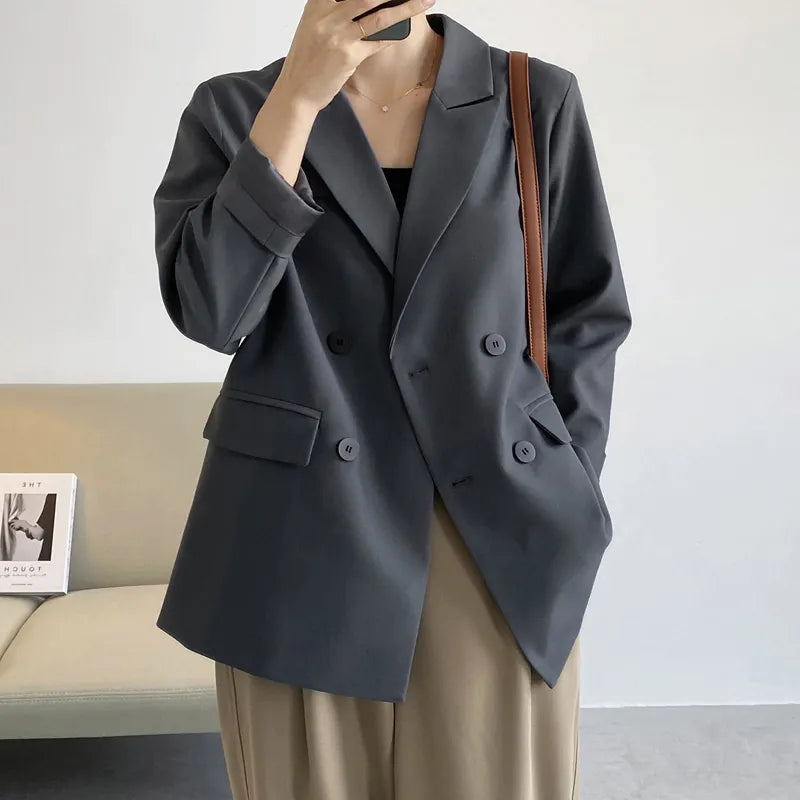 New British Style Suit Jacket Female Spring British Style Small Casual Suit Design Niche Top WEM Support (www.WEM.support)