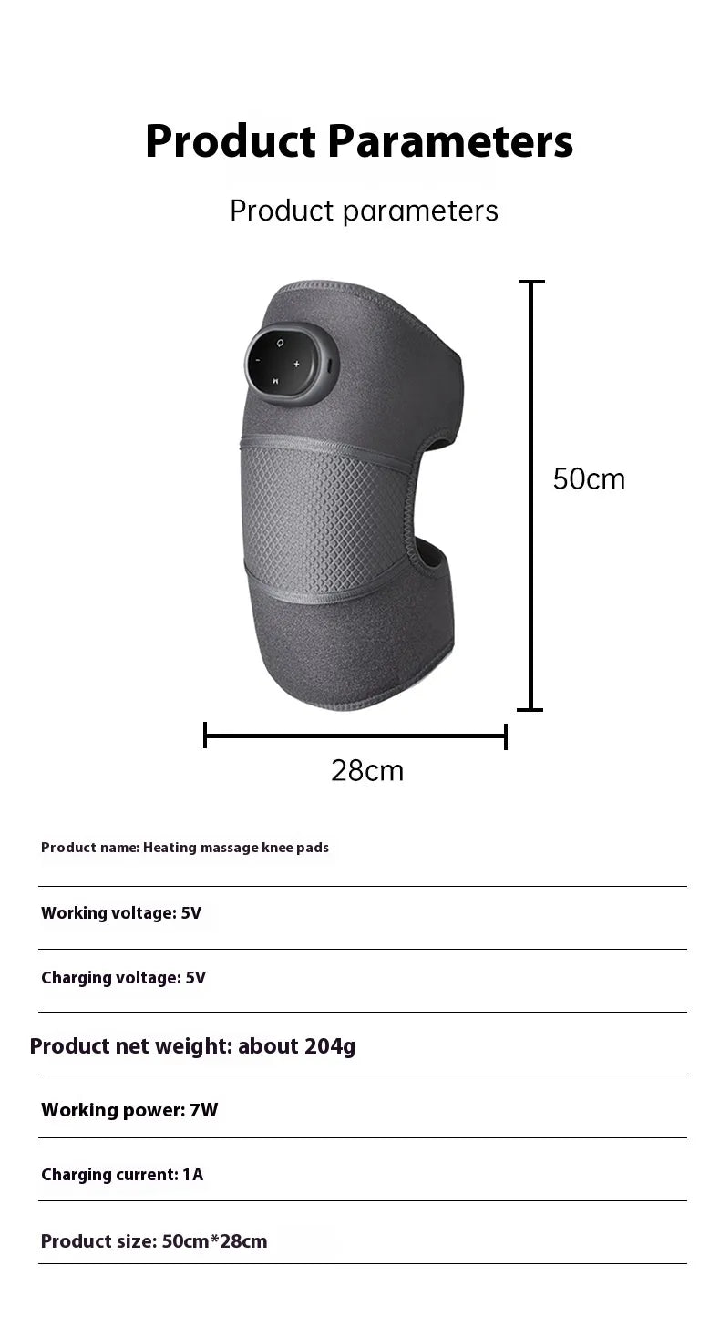 Electric Heated Knee Massager WEM Support (www.WEM.support)