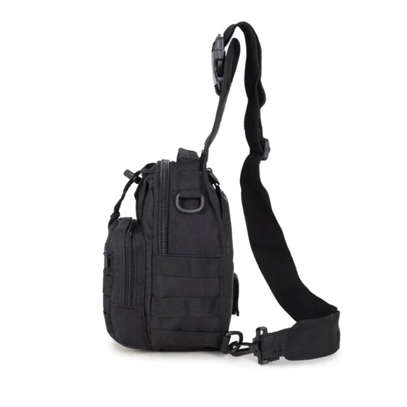 Mens Backpack Tactical Sling Shoulder Bag Molle Travel Chest Pack Outdoor Hiking WEM Support (www.WEM.support)