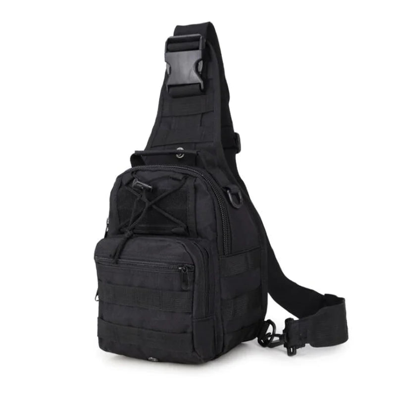 Mens Backpack Tactical Sling Shoulder Bag Molle Travel Chest Pack Outdoor Hiking WEM Support (www.WEM.support)