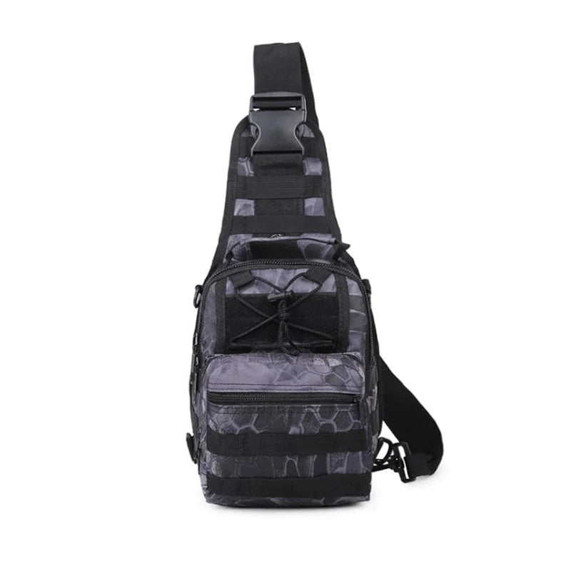 Mens Backpack Tactical Sling Shoulder Bag Molle Travel Chest Pack Outdoor Hiking WEM Support (www.WEM.support)