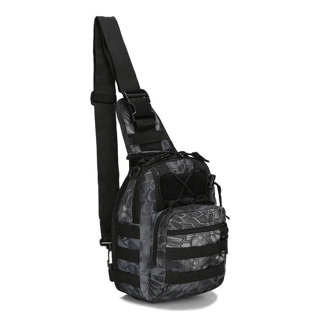 Mens Backpack Tactical Sling Shoulder Bag Molle Travel Chest Pack Outdoor Hiking WEM Support (www.WEM.support)