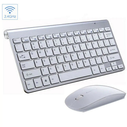 Mini Wireless Keyboard And Mouse Set Waterproof 2.4G For Mac Apple PC Computer WEM Support (www.WEM.support)