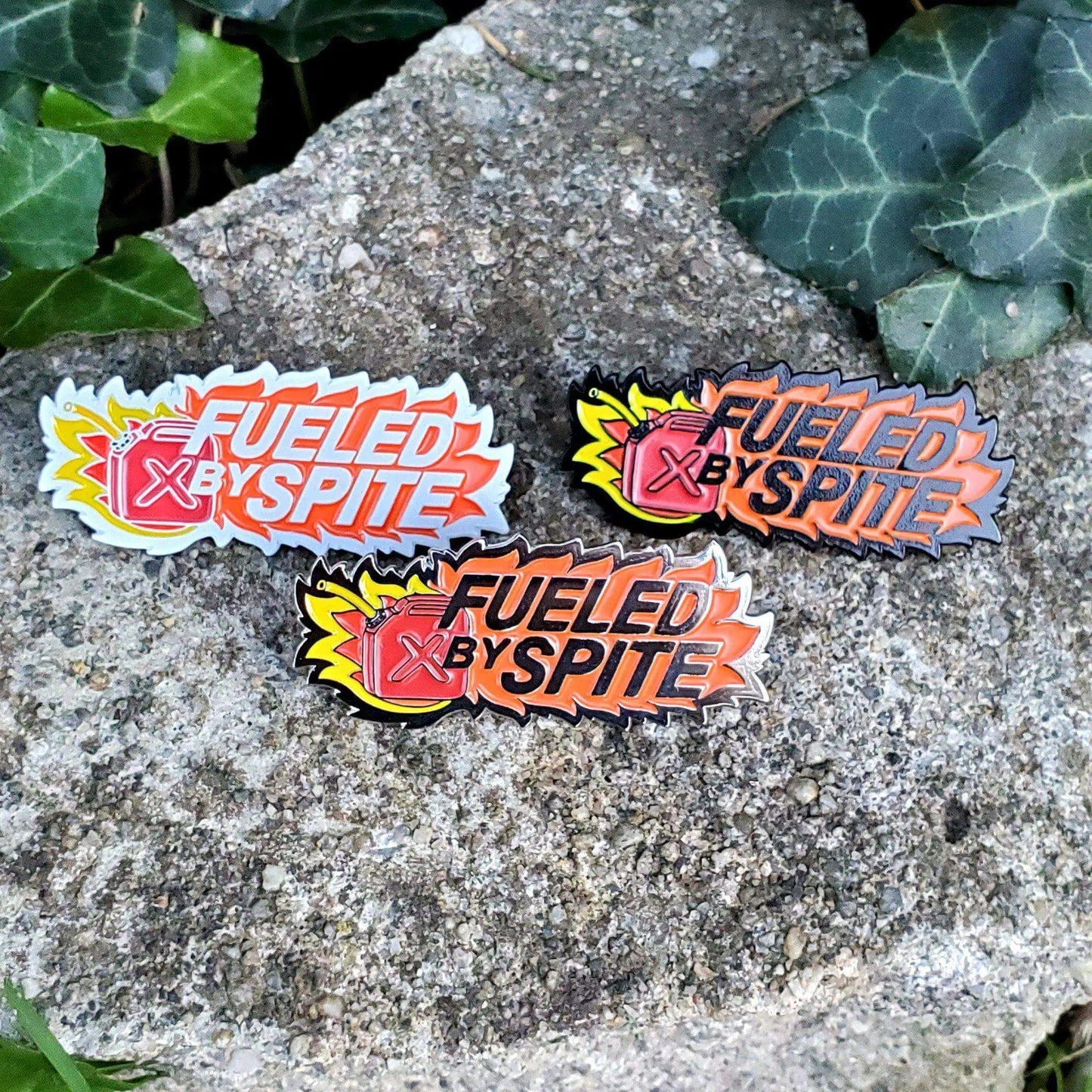 Fueled by Spite Pin WEM Support (www.WEM.support)