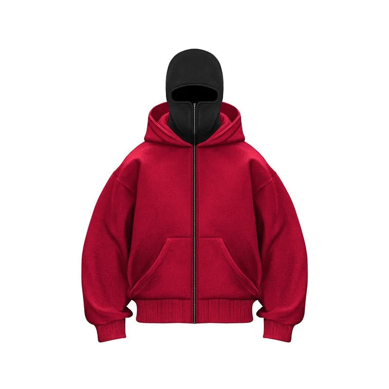 Double Hood Fleece-Lined Sweater WEM Support (www.WEM.support)