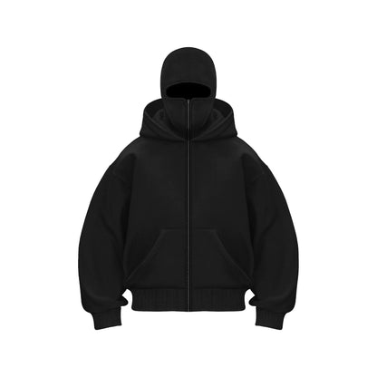 Double Hood Fleece-Lined Sweater WEM Support (www.WEM.support)