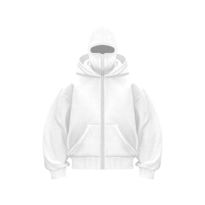 Double Hood Fleece-Lined Sweater WEM Support (www.WEM.support)
