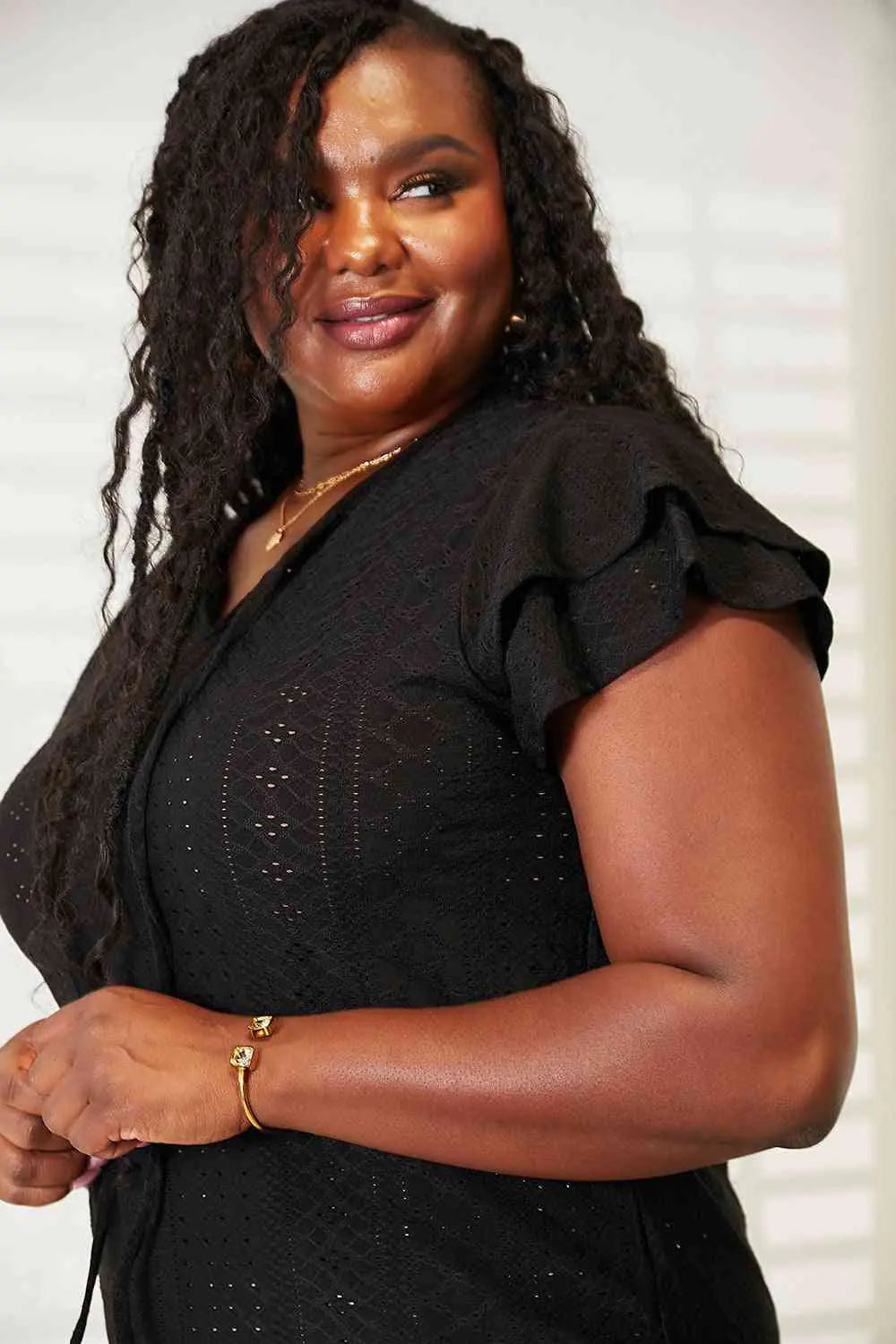 Flutter Sleeve Top- WEM Support (www.WEM.support)