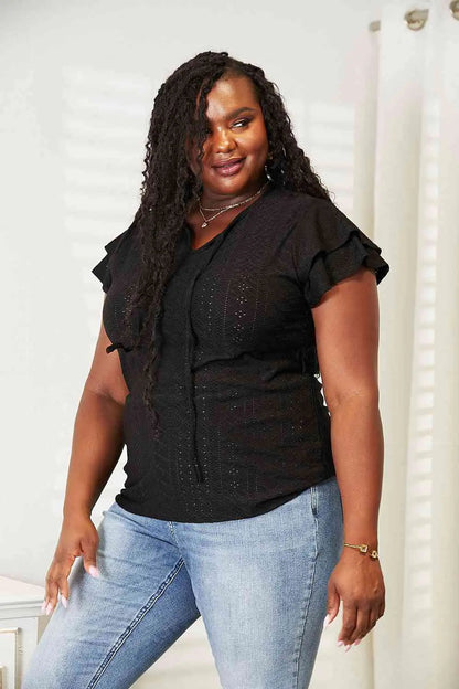 Flutter Sleeve Top- WEM Support (www.WEM.support)