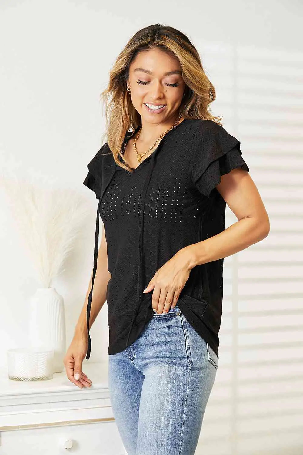 Flutter Sleeve Top WEM Support (www.WEM.support)