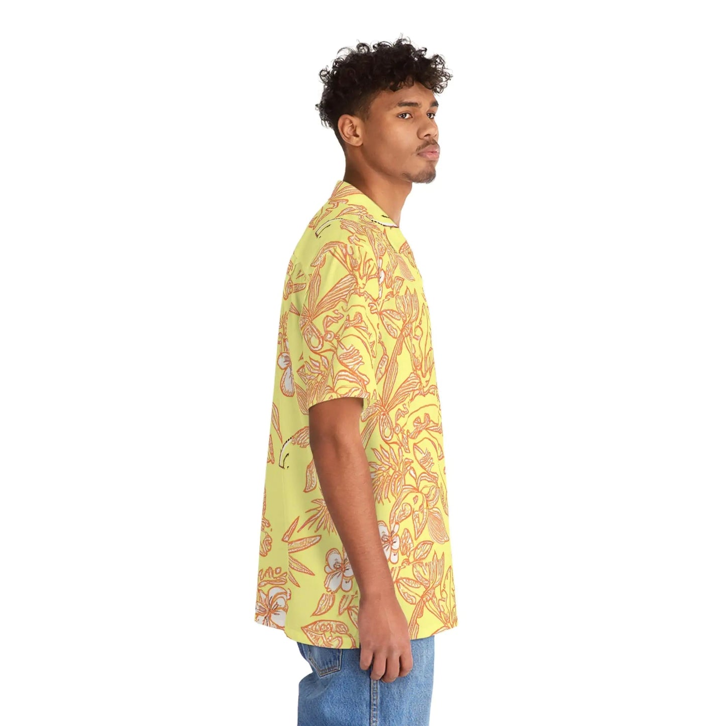 Men's Tropical Daybreak Hawaiian Shirt WEM Support (www.WEM.support)