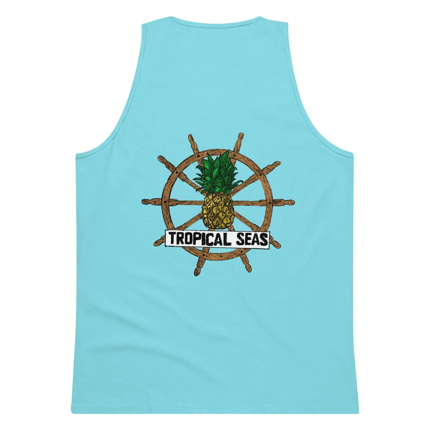Men’s Tropical Seas Premium Tank Top WEM Support (www.WEM.support)