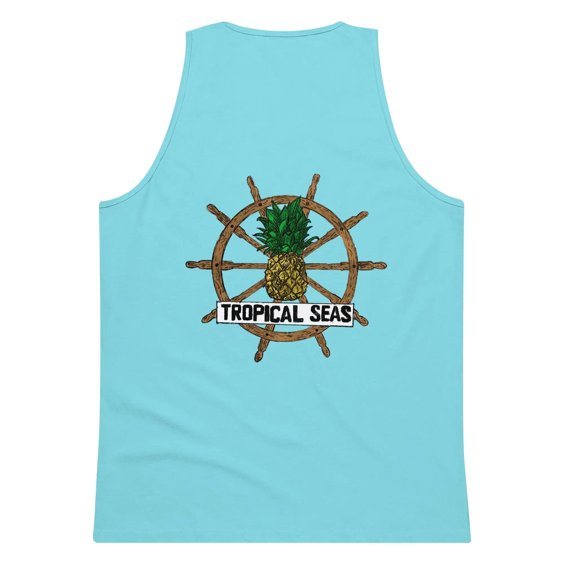 Men’s Tropical Seas Premium Tank Top WEM Support (www.WEM.support)