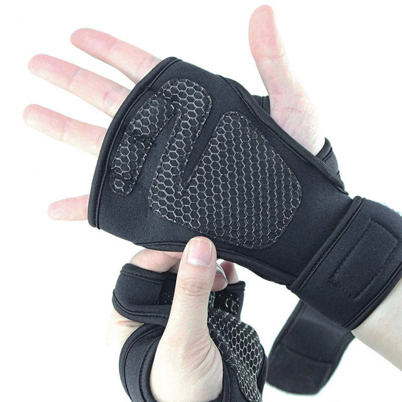 Non-Slip Half-Finger Sports Gloves WEM Support (www.WEM.support)