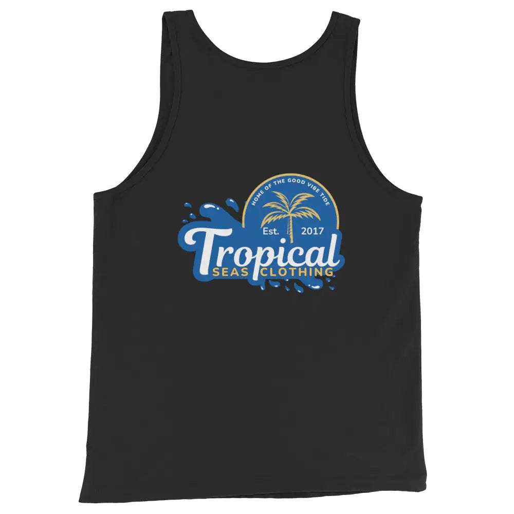 Men's Tropical Tides Tank Top WEM Support (www.WEM.support)