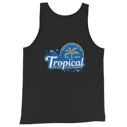 Men's Tropical Tides Tank Top WEM Support (www.WEM.support)