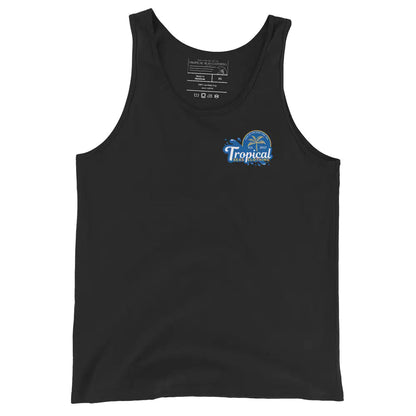Men's Tropical Tides Tank Top WEM Support (www.WEM.support)