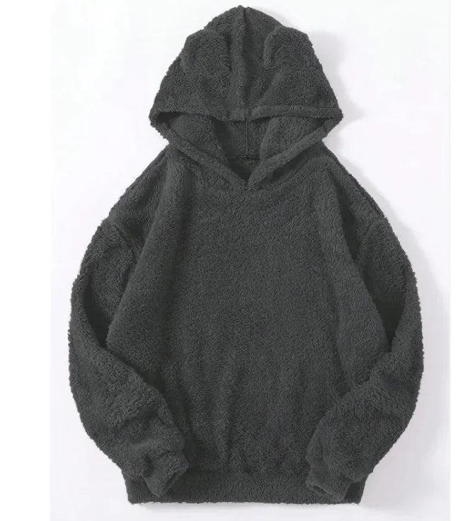 Fluffy Hooded Warm Sweater WEM Support (www.WEM.support)