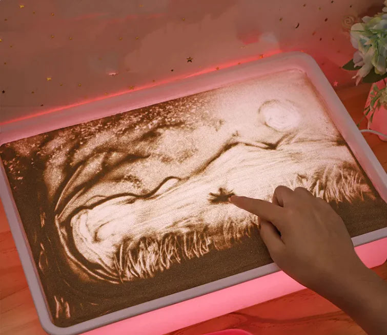 Creative Graffiti Sand Painting Table Toy WEM Support (www.WEM.support)
