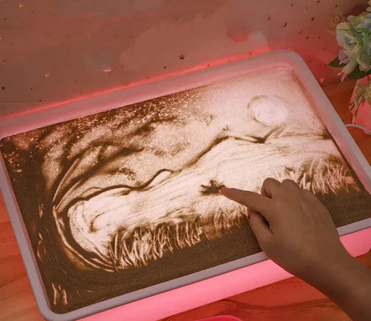 Creative Graffiti Sand Painting Table Toy WEM Support (www.WEM.support)