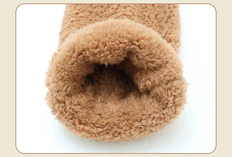Over Knee High Fuzzy Winter Warm Socks WEM Support (www.WEM.support)