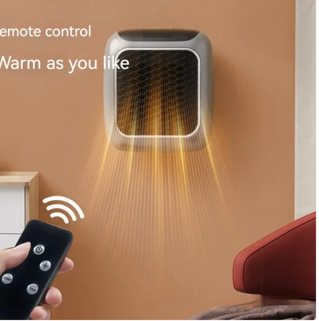 Mini Fan Heater Wall-mounted Dormitory Warm Artifact WEM Support (www.WEM.support)