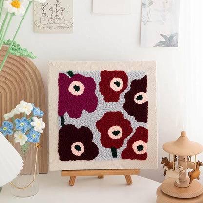 Punch Needle Embroidery Kit with Materials WEM Support (www.WEM.support)