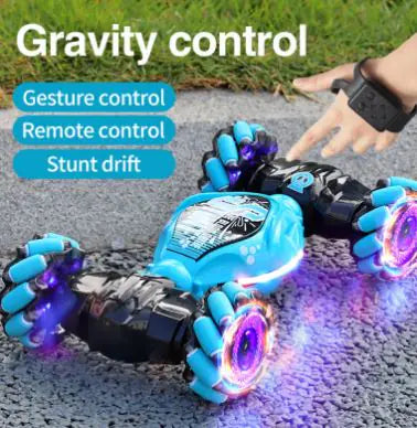 RC Off-Road Stunt Car with LED Lights & Music WEM Support (www.WEM.support)