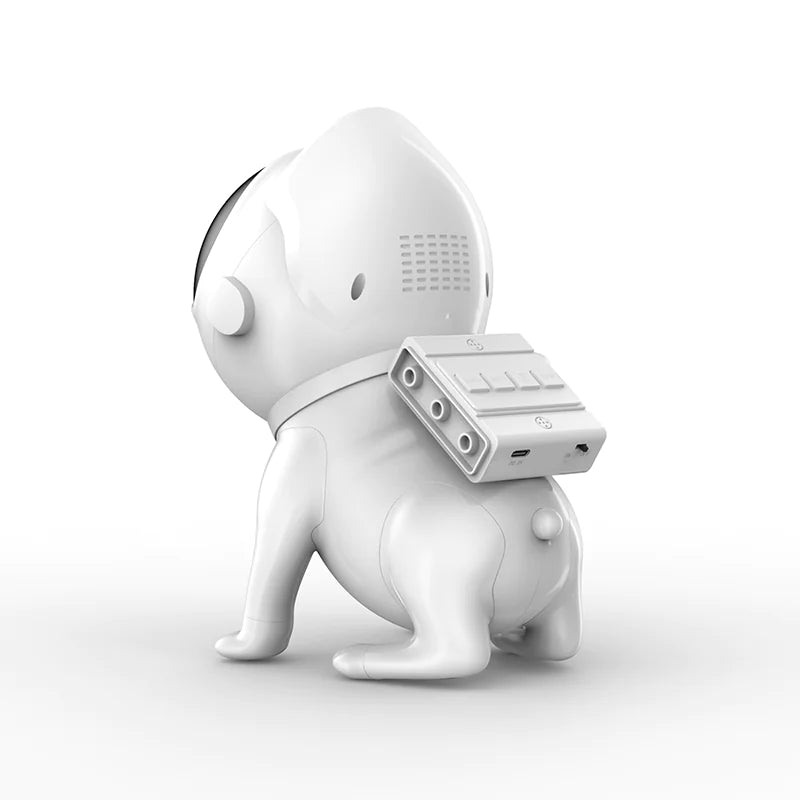 Dog-Shaped Galaxy Projector with Intelligent Voice Control WEM Support (www.WEM.support)