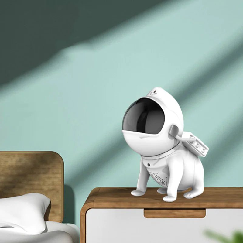Dog-Shaped Galaxy Projector with Intelligent Voice Control WEM Support (www.WEM.support)