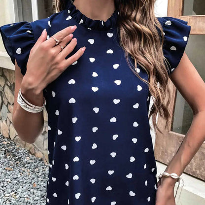 Collin Hearts Ruffle Top WEM Support (www.WEM.support)