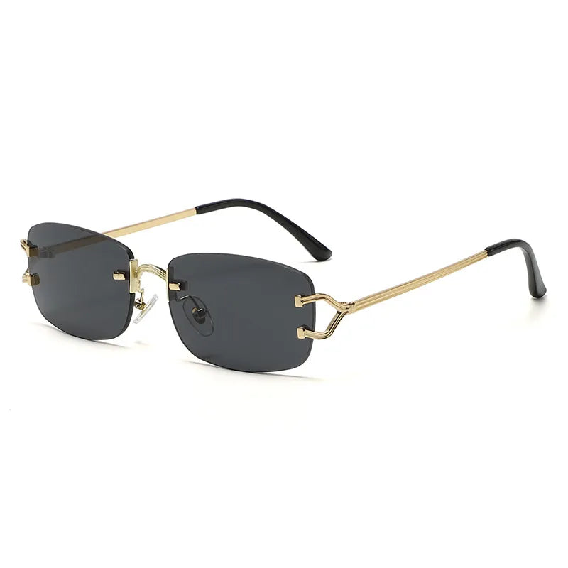 New Rimless Diamond Cut Sunglasses WEM Support (www.WEM.support)