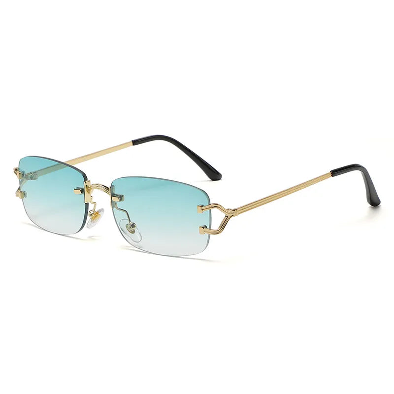 New Rimless Diamond Cut Sunglasses WEM Support (www.WEM.support)