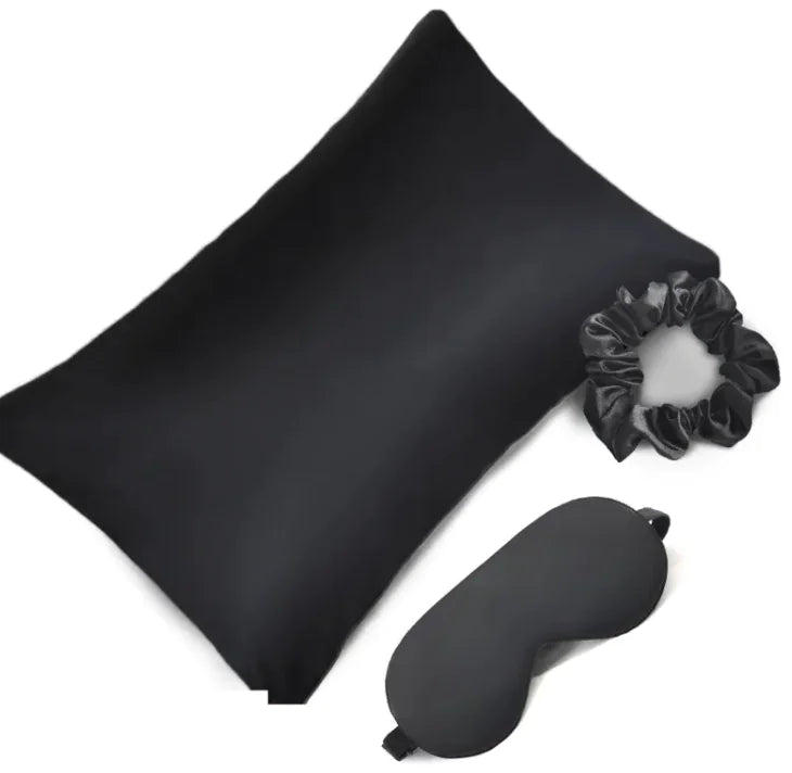 Elegant Silk-Effect Pillowcase WEM Support (www.WEM.support)