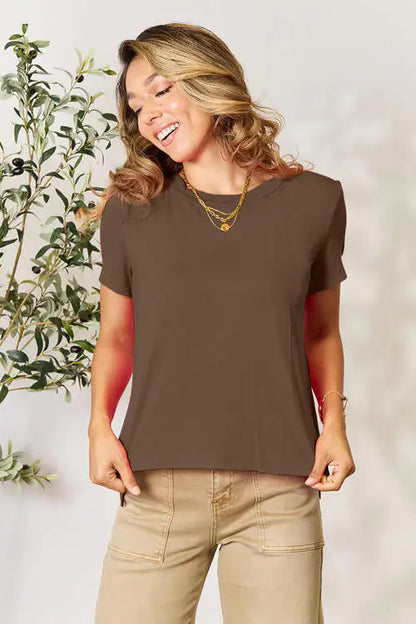 Essential Round-Neck Top- WEM Support (www.WEM.support)